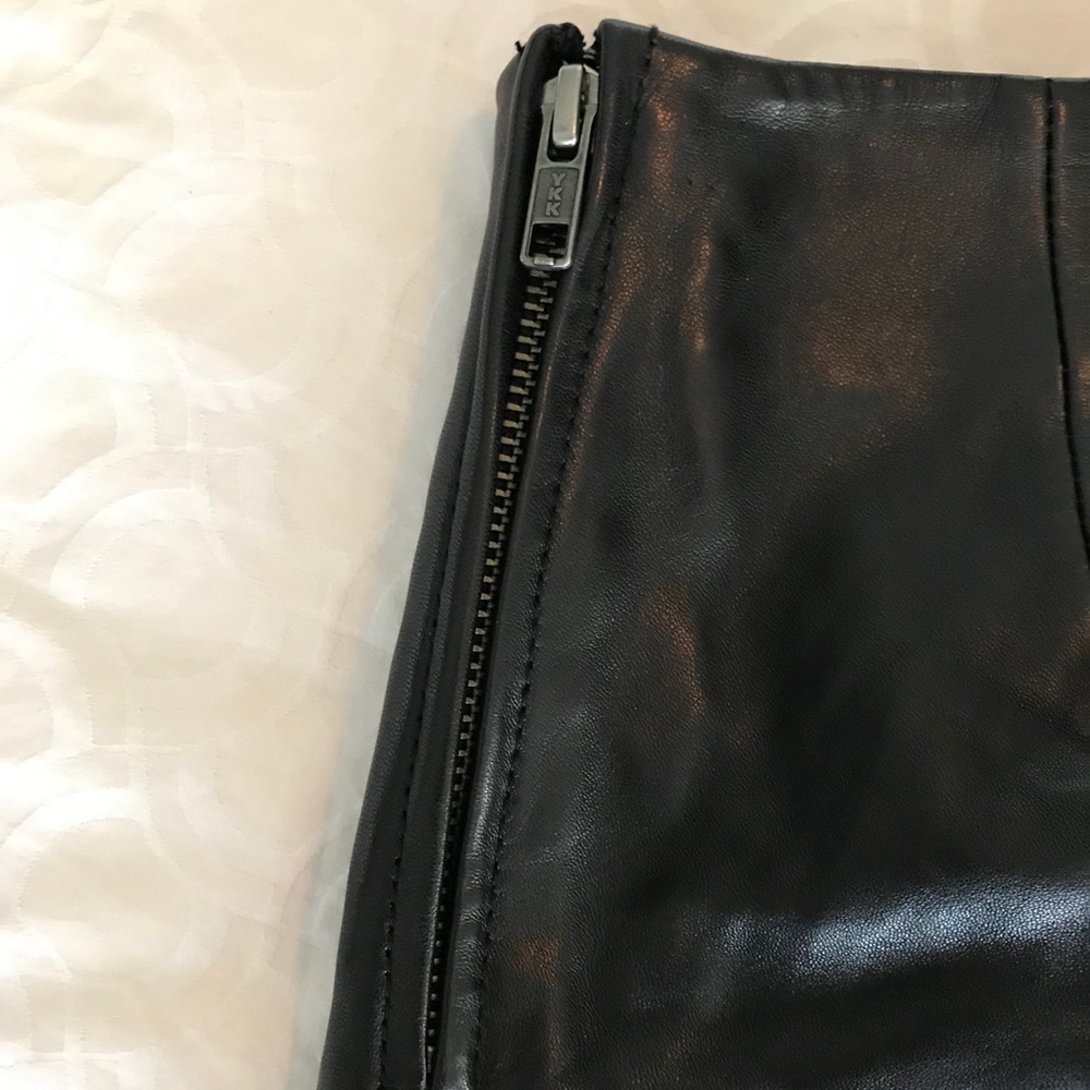 NWT Maje Leather Skirt Size 36 - Picture 4 of 6